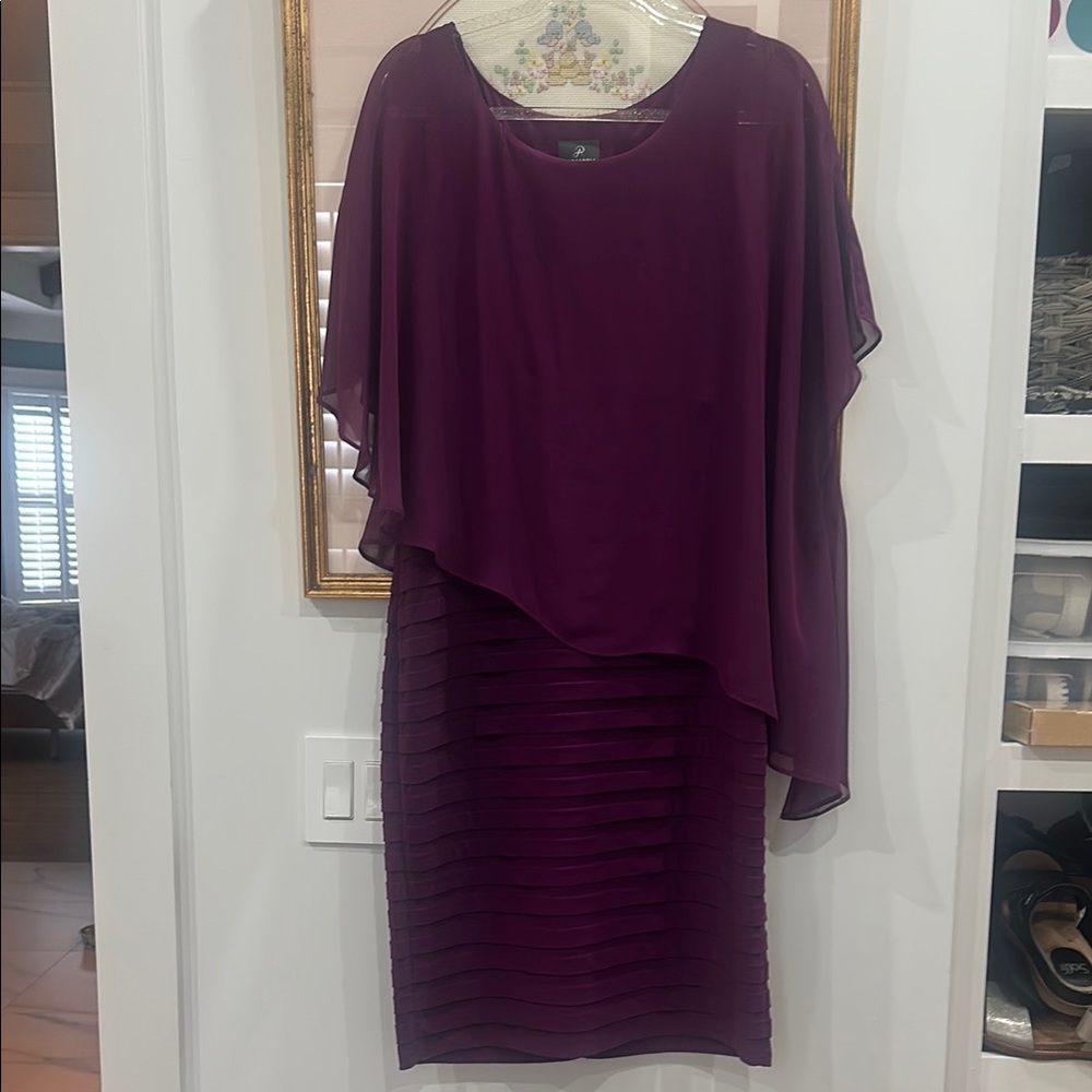 Elegant Purple Women's Dress